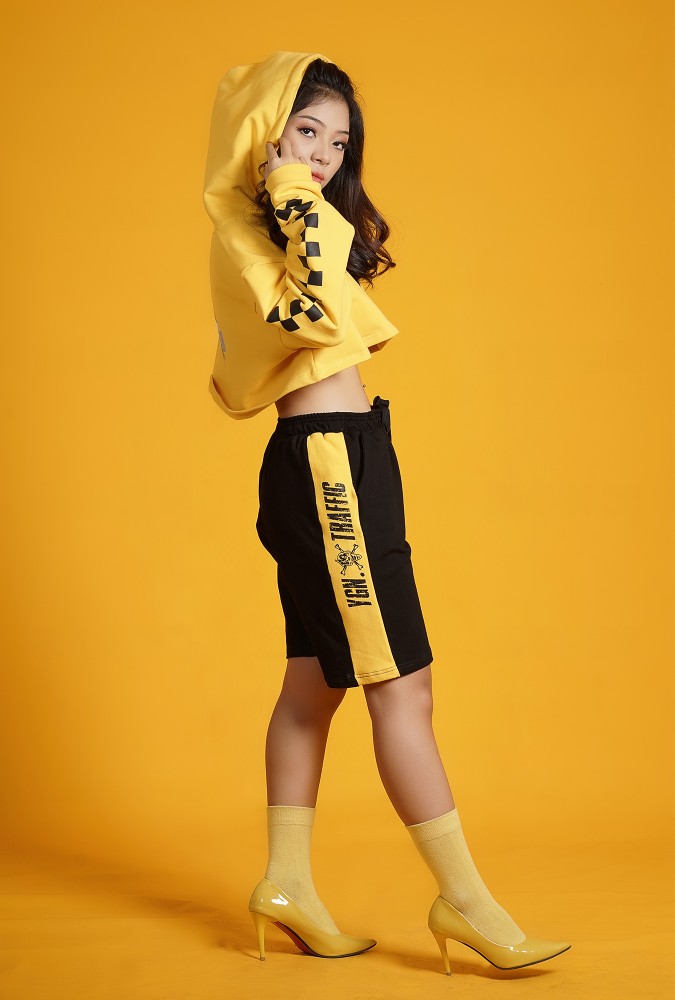 YGN TRAFFIC POLICE HOODIE GIRL (Yellow)